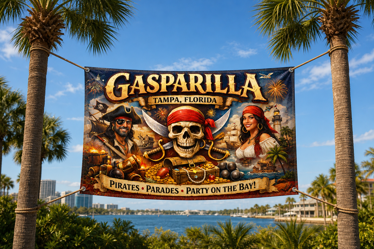 Custom Vinyl Banner Example - Festival Event Banner