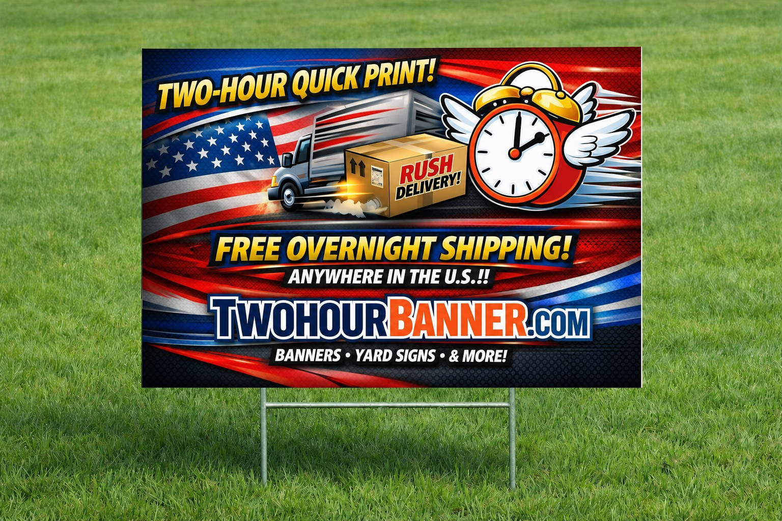 Custom Yard Sign Example